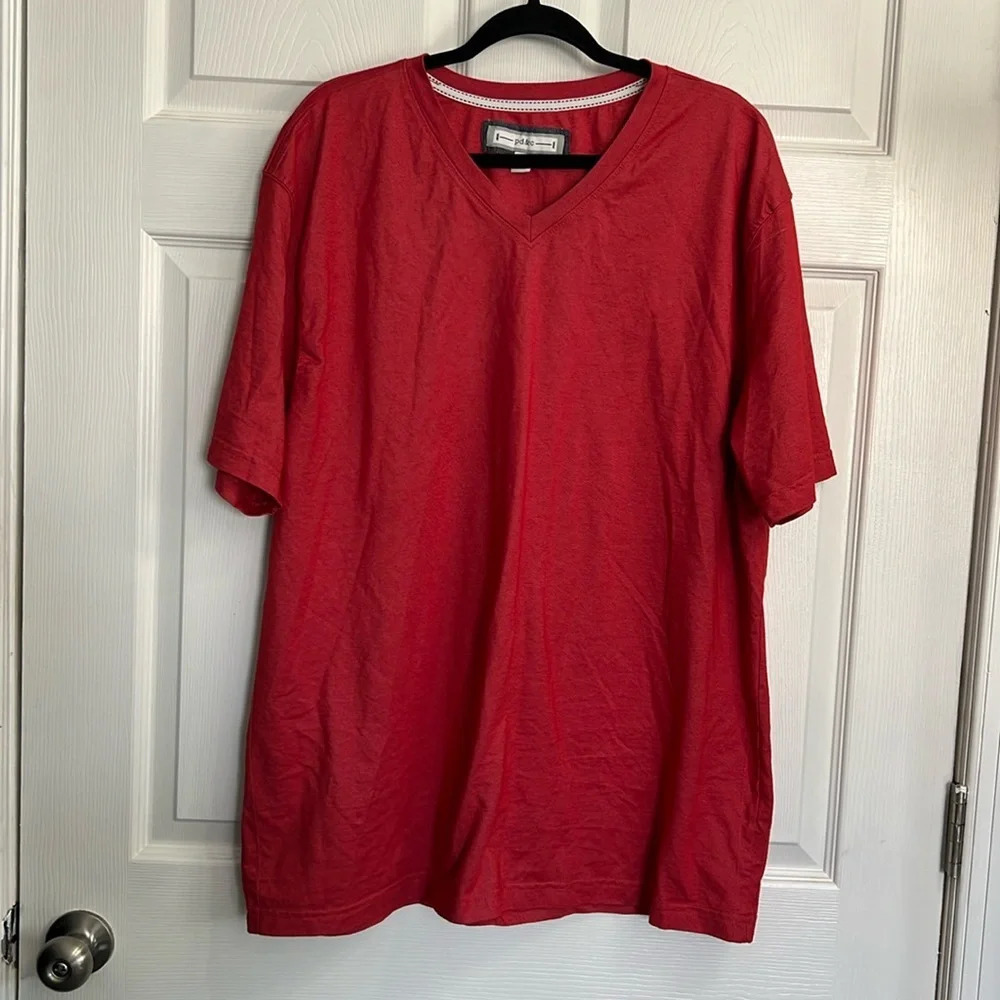 PD&C Men's Heather Red Tee - Size 2x